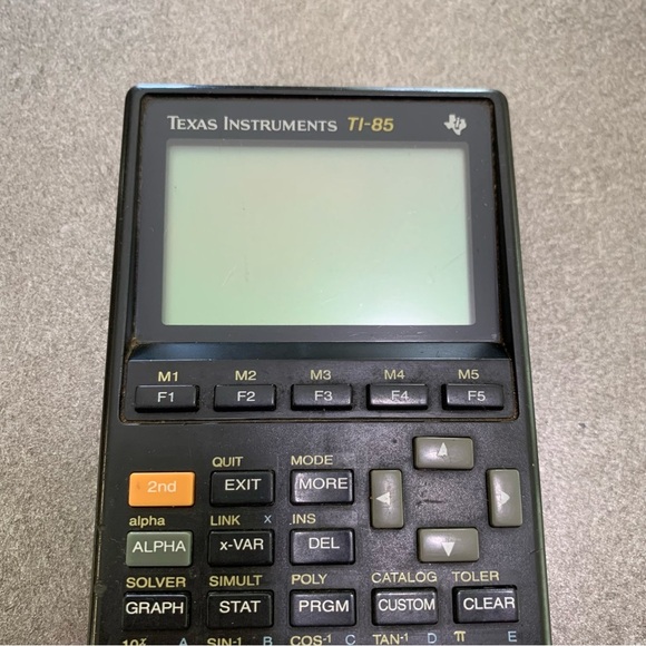 Vintage 1991 Texas Instruments TI-85 Graphing Calculator Tested Works No Cover - Picture 4 of 9